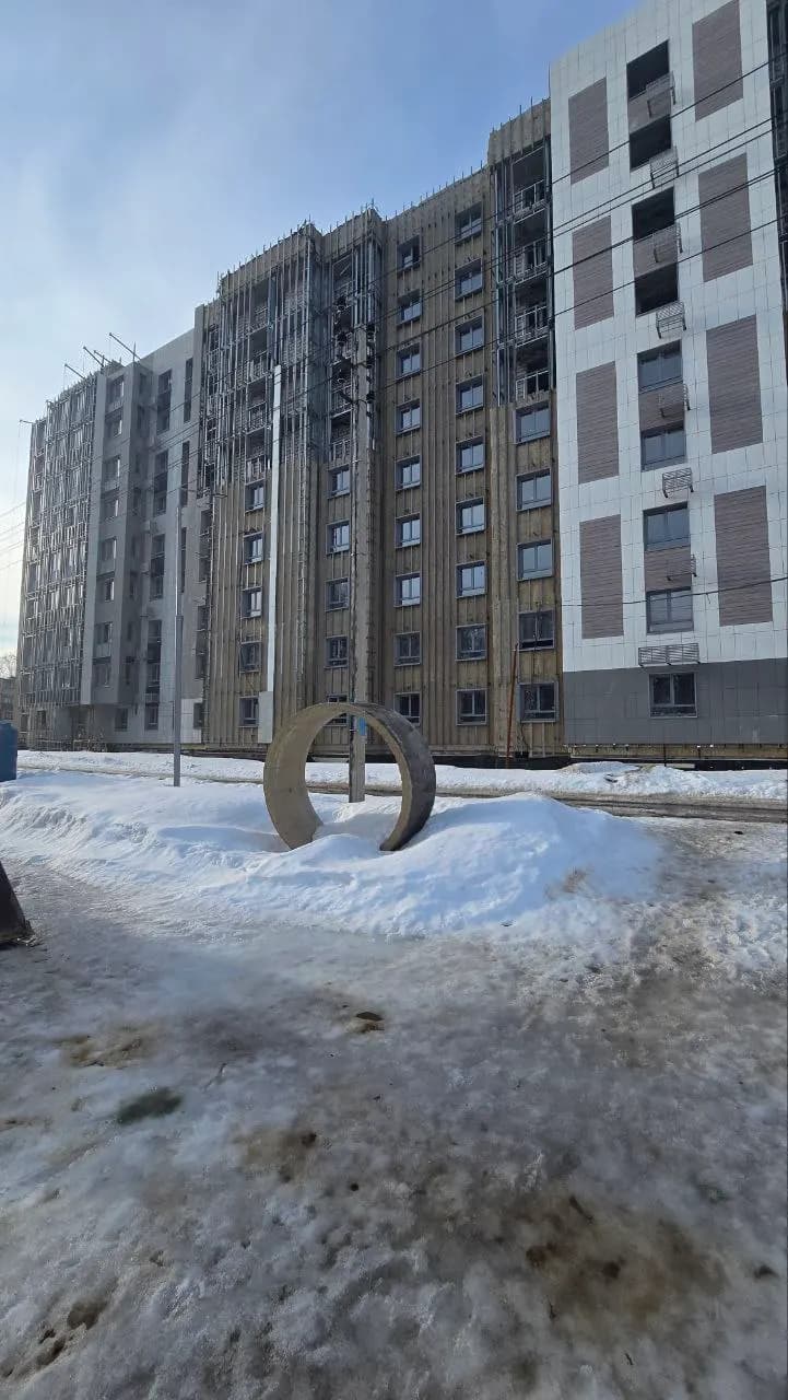 МО, Поселок городского типа Радумля, район ММС-2: ход строительства, февраль 2026