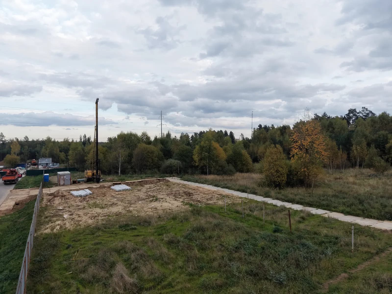 МО, Деревня Митькино: ход строительства, октябрь 2026