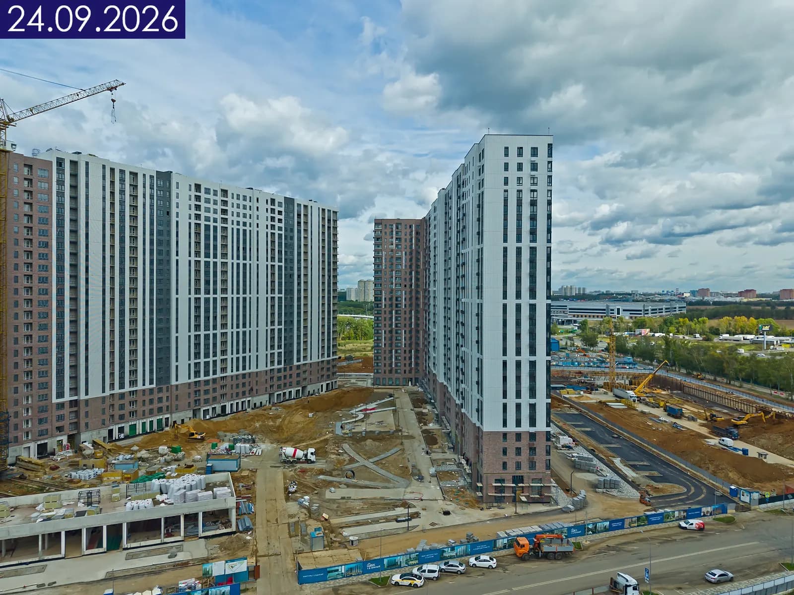 1-й Южный: ход строительства, сентябрь 2026