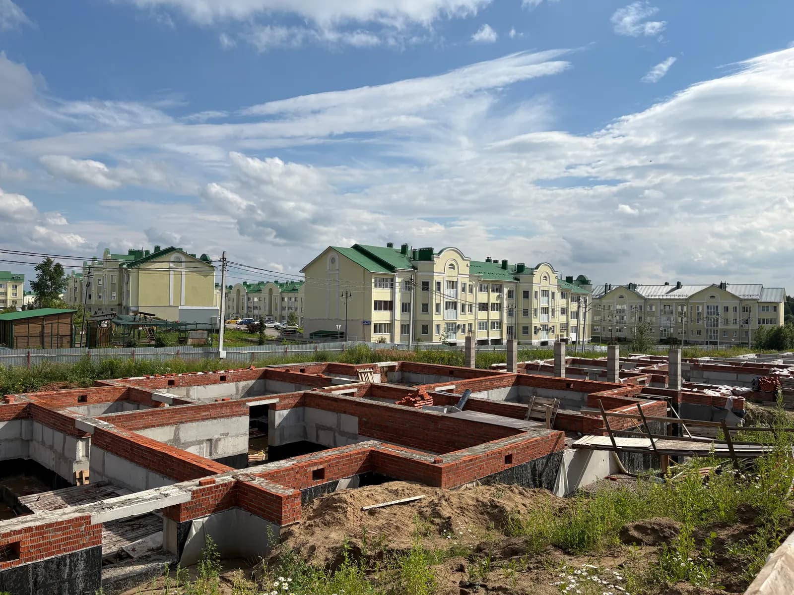 Троицкая Слобода: ход строительства, июль 2026