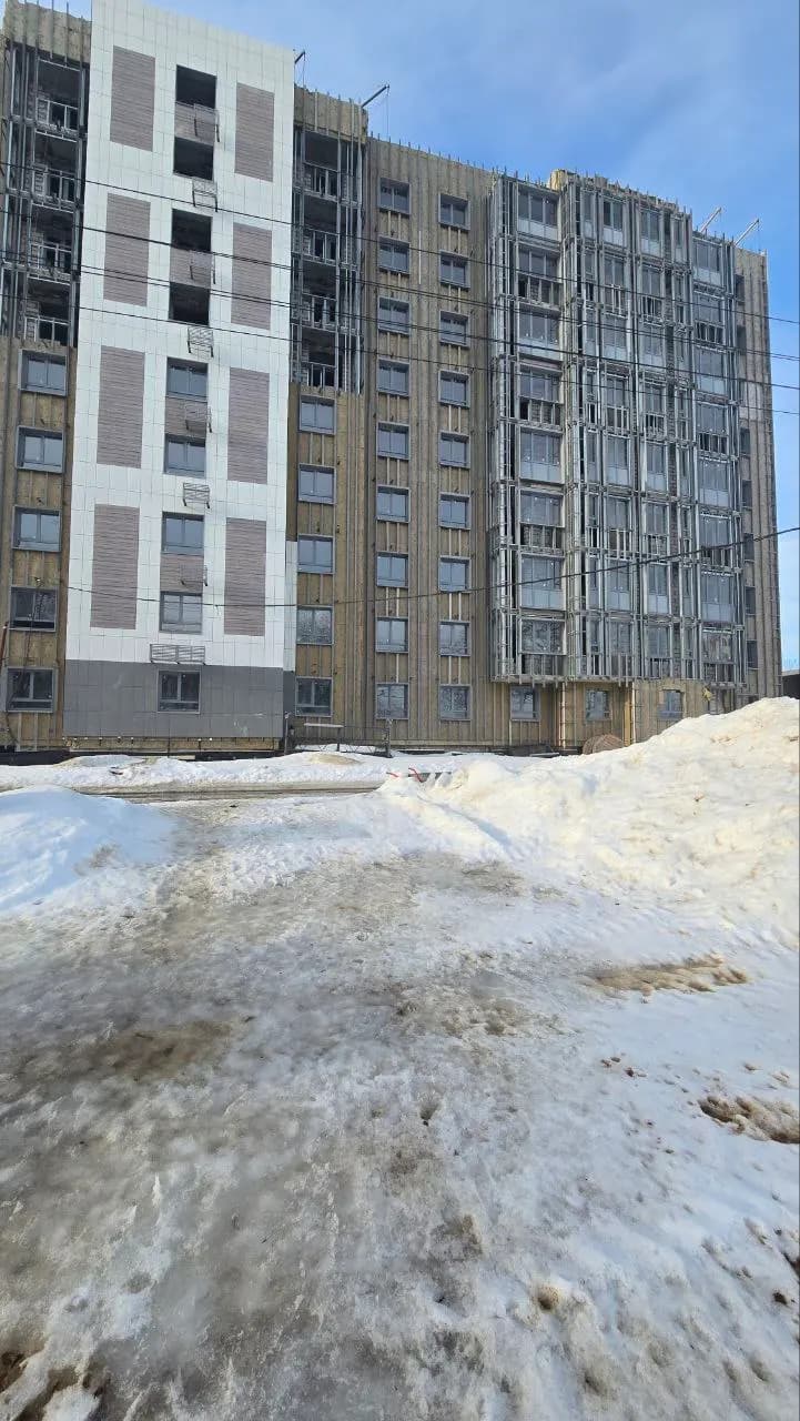 МО, Поселок городского типа Радумля, район ММС-2: ход строительства, февраль 2026