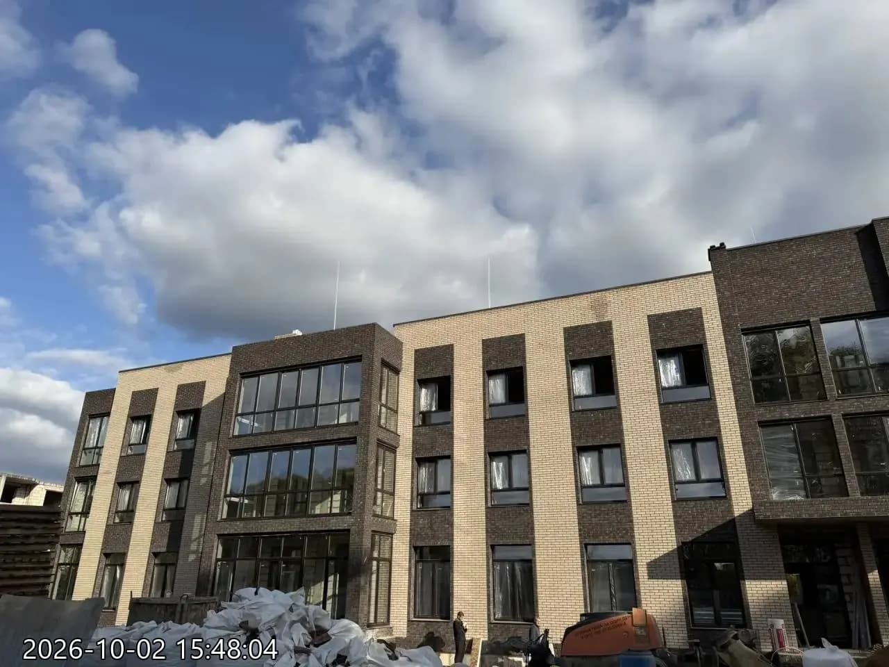Клубный: ход строительства, октябрь 2026