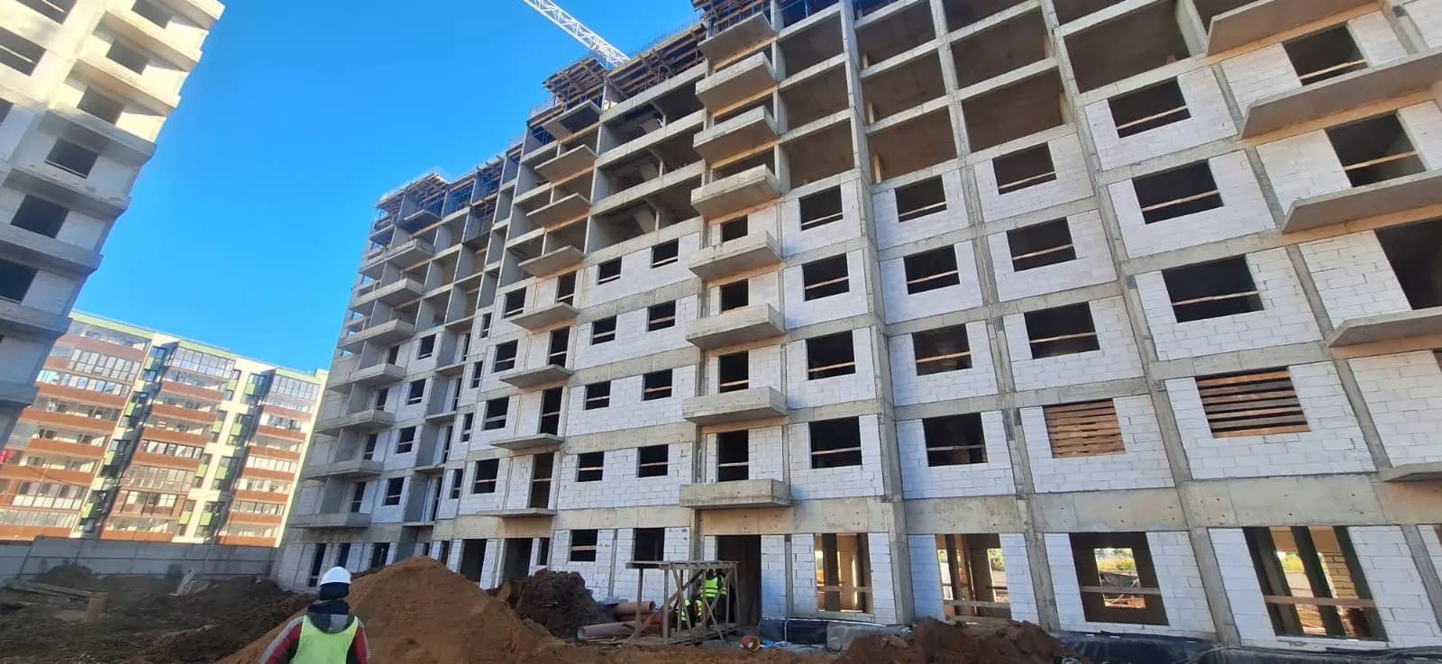 МО, Деревня Пирогово: ход строительства, сентябрь 2026