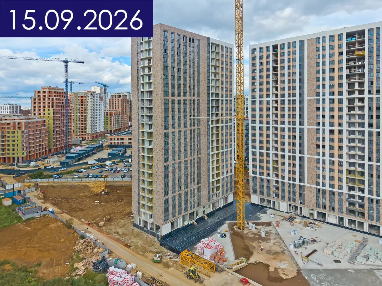 1-й Донской: ход строительства, сентябрь 2026