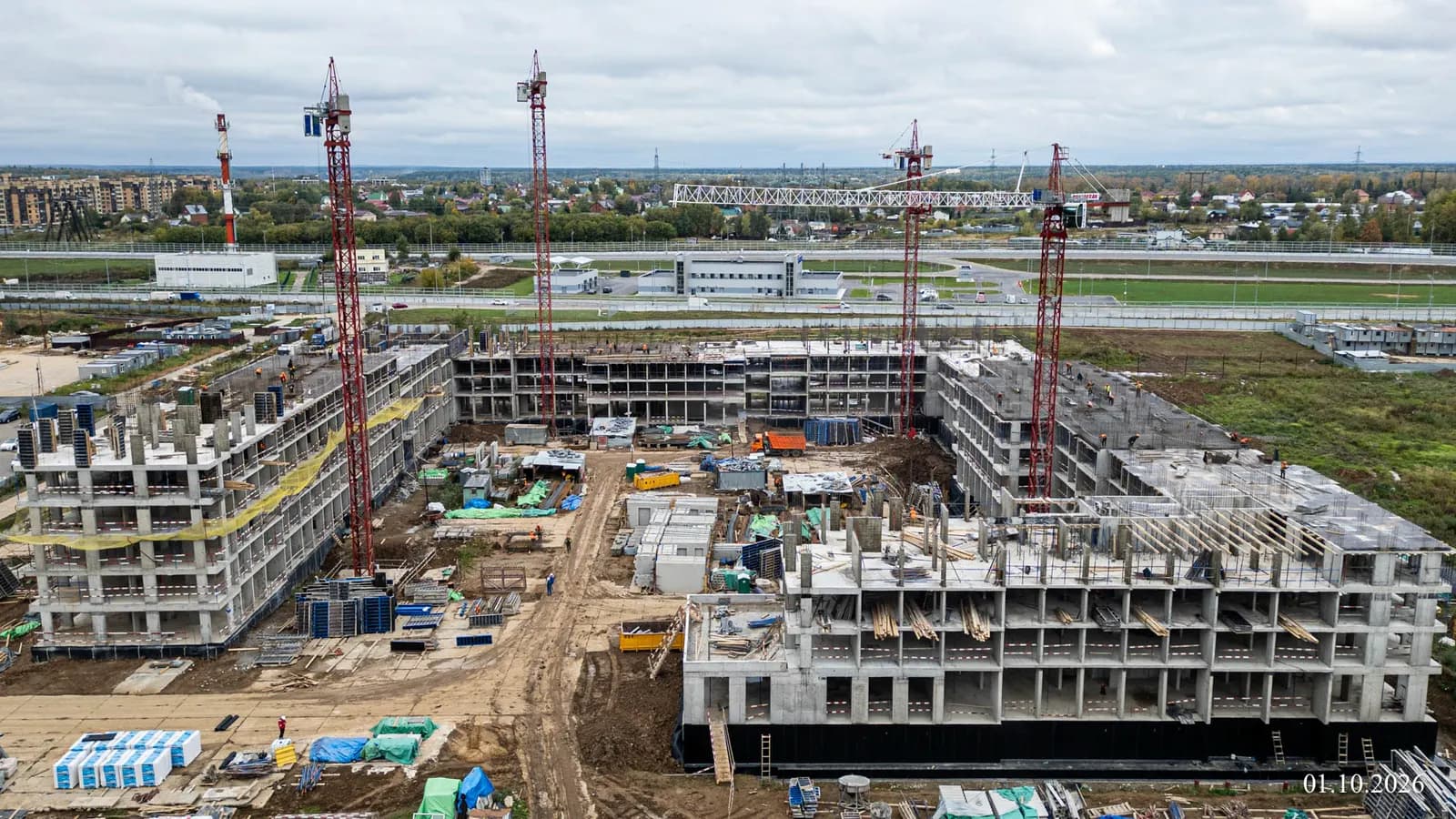 Гранель Мытищи: ход строительства, октябрь 2026