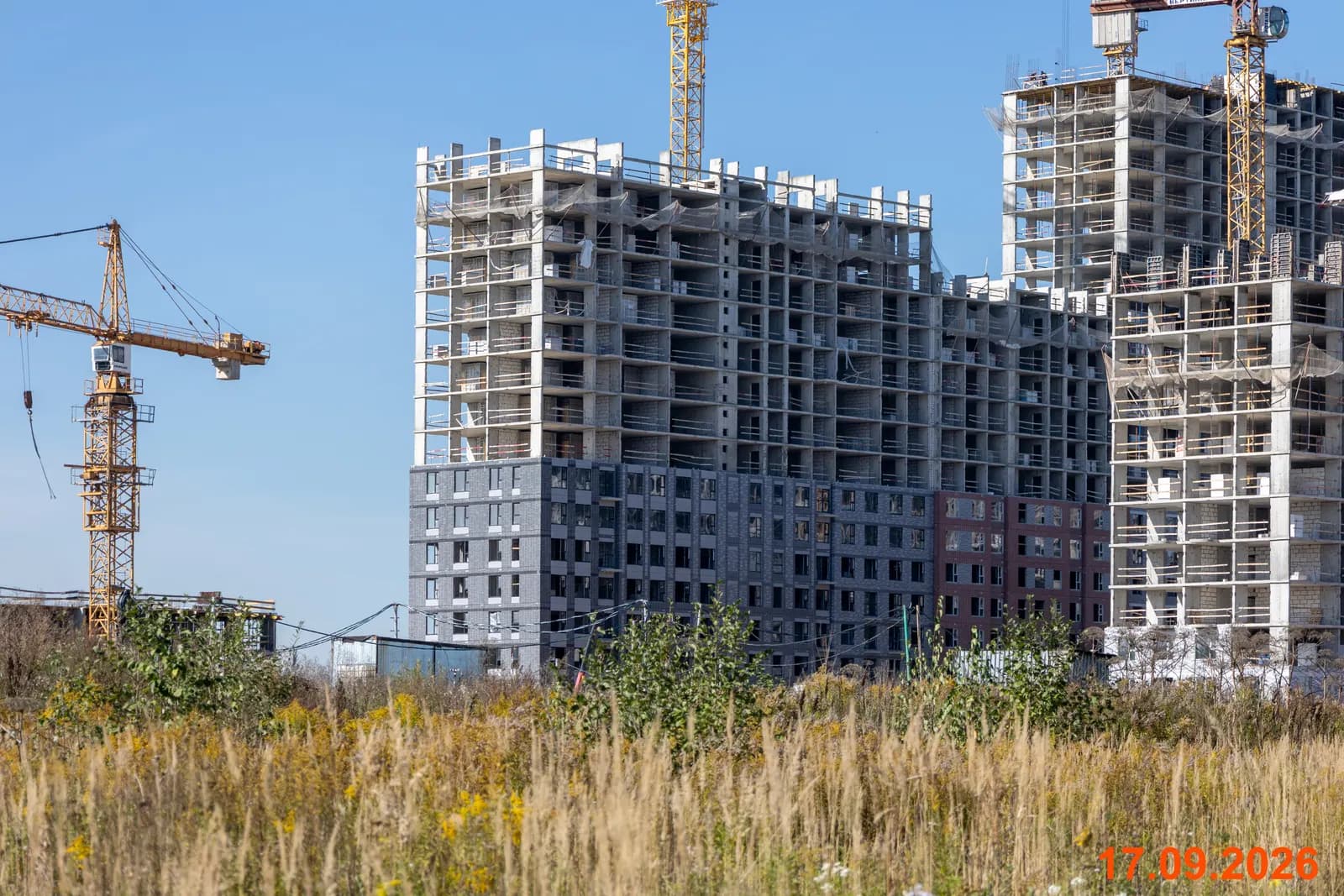 Восточное Бутово: ход строительства, сентябрь 2026