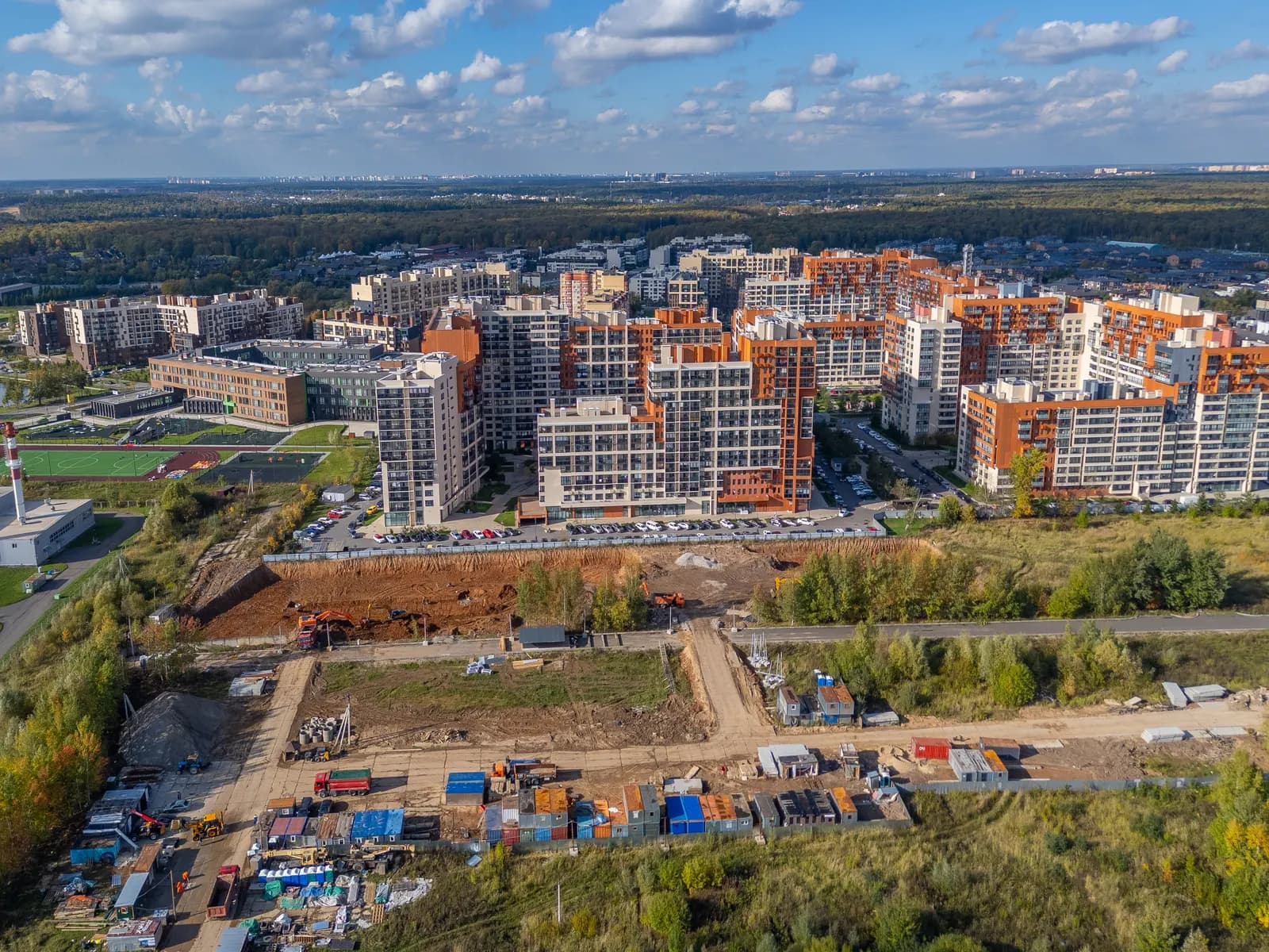 Отрада: ход строительства, октябрь 2026