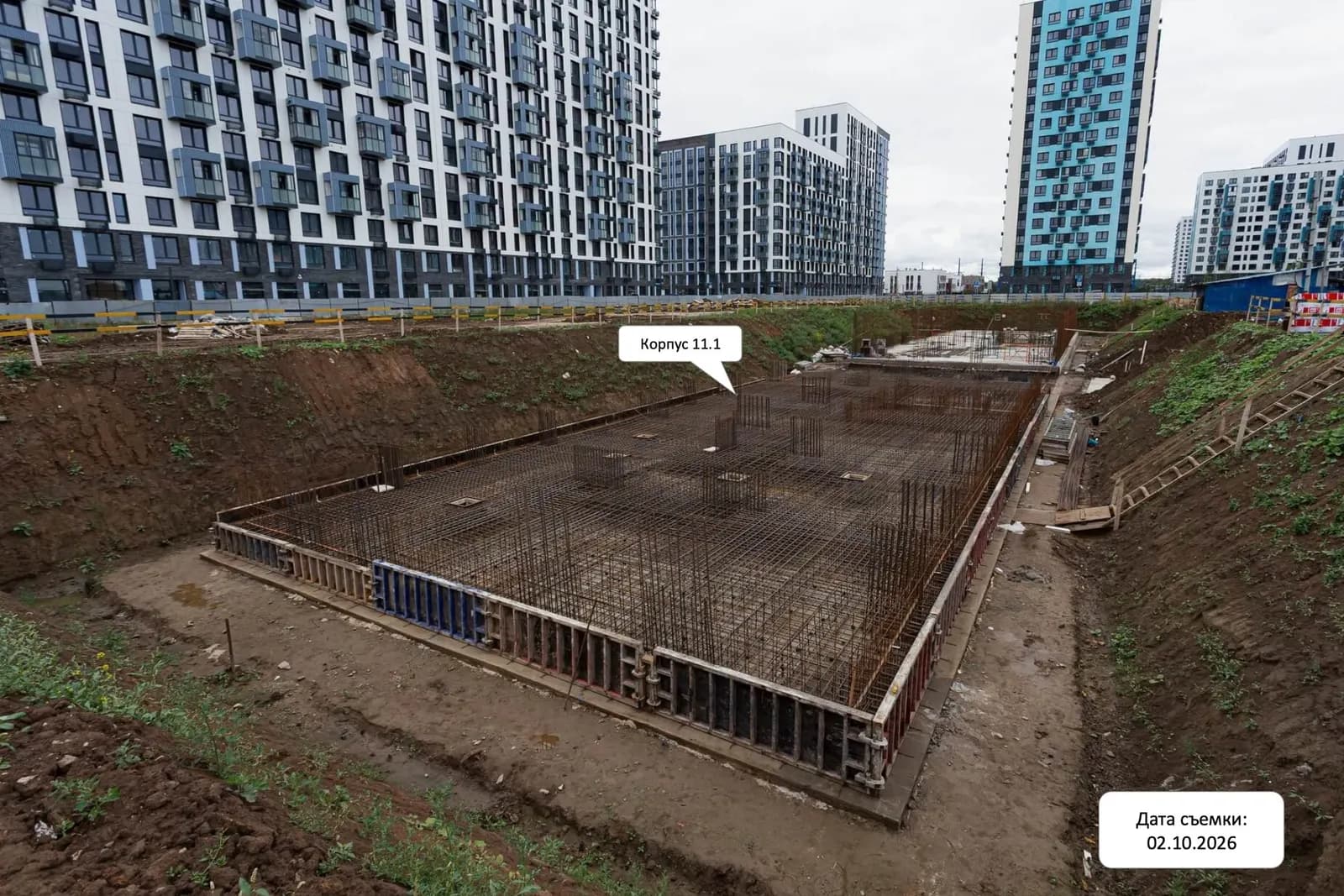 Прибрежный парк: ход строительства, октябрь 2026