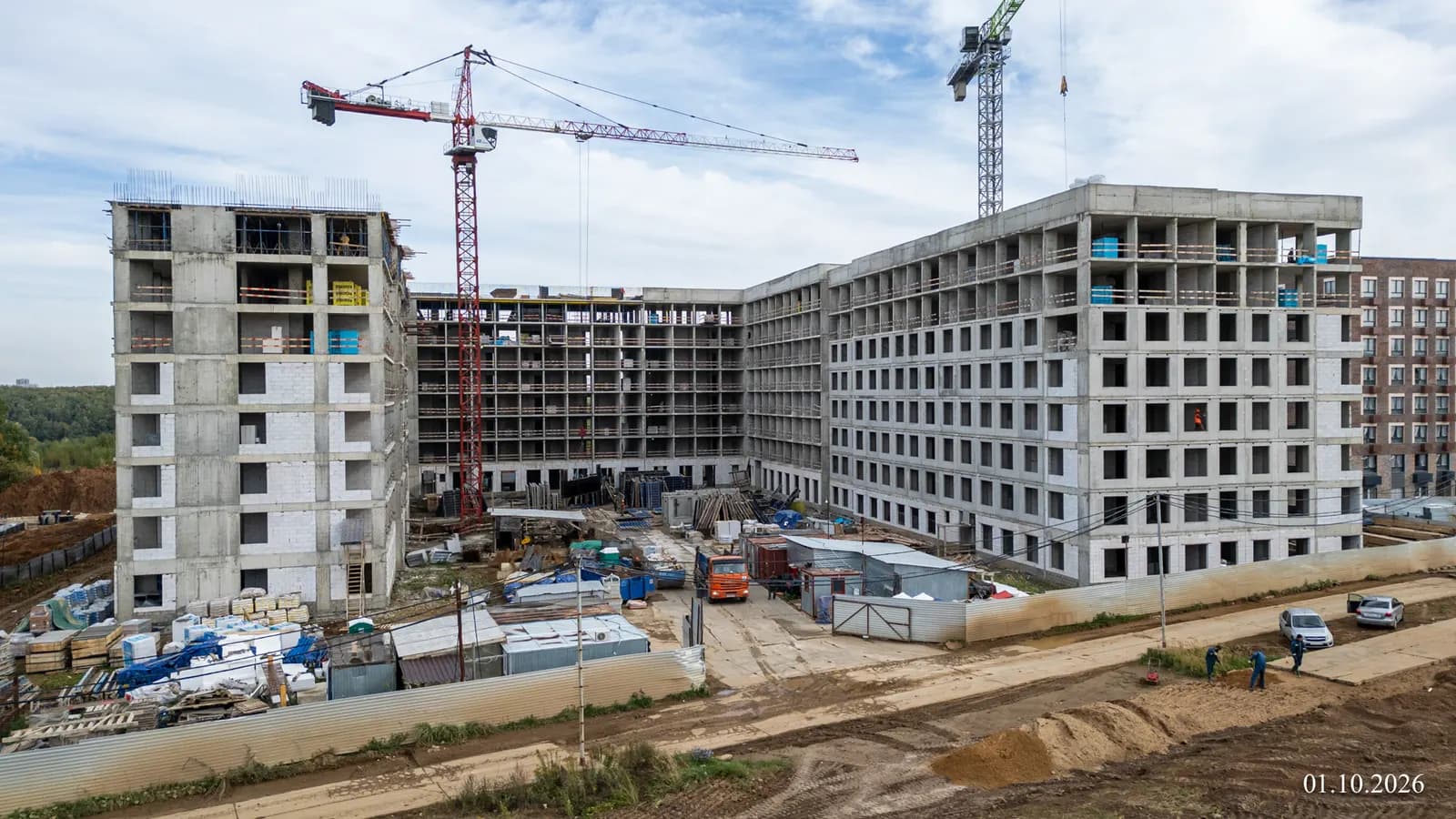 Гранель Живописный: ход строительства, октябрь 2026