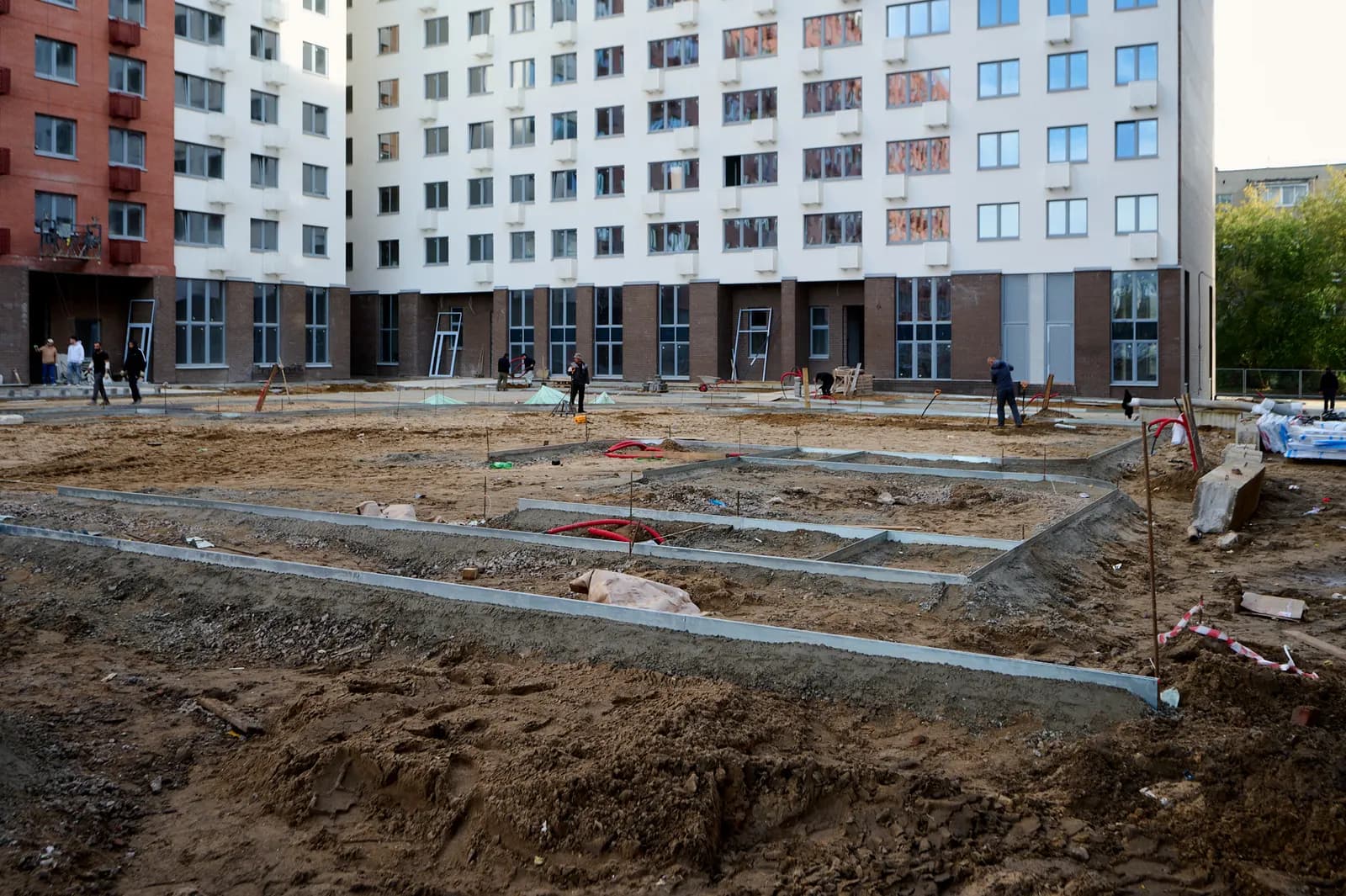 Новотомилино: ход строительства, октябрь 2026