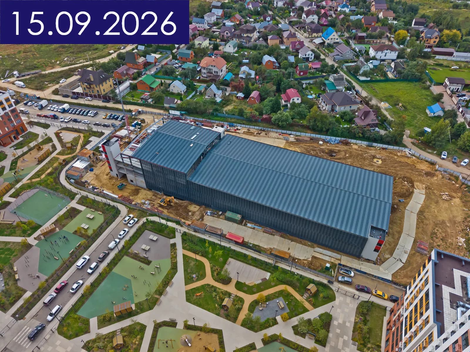 1-й Донской: ход строительства, сентябрь 2026