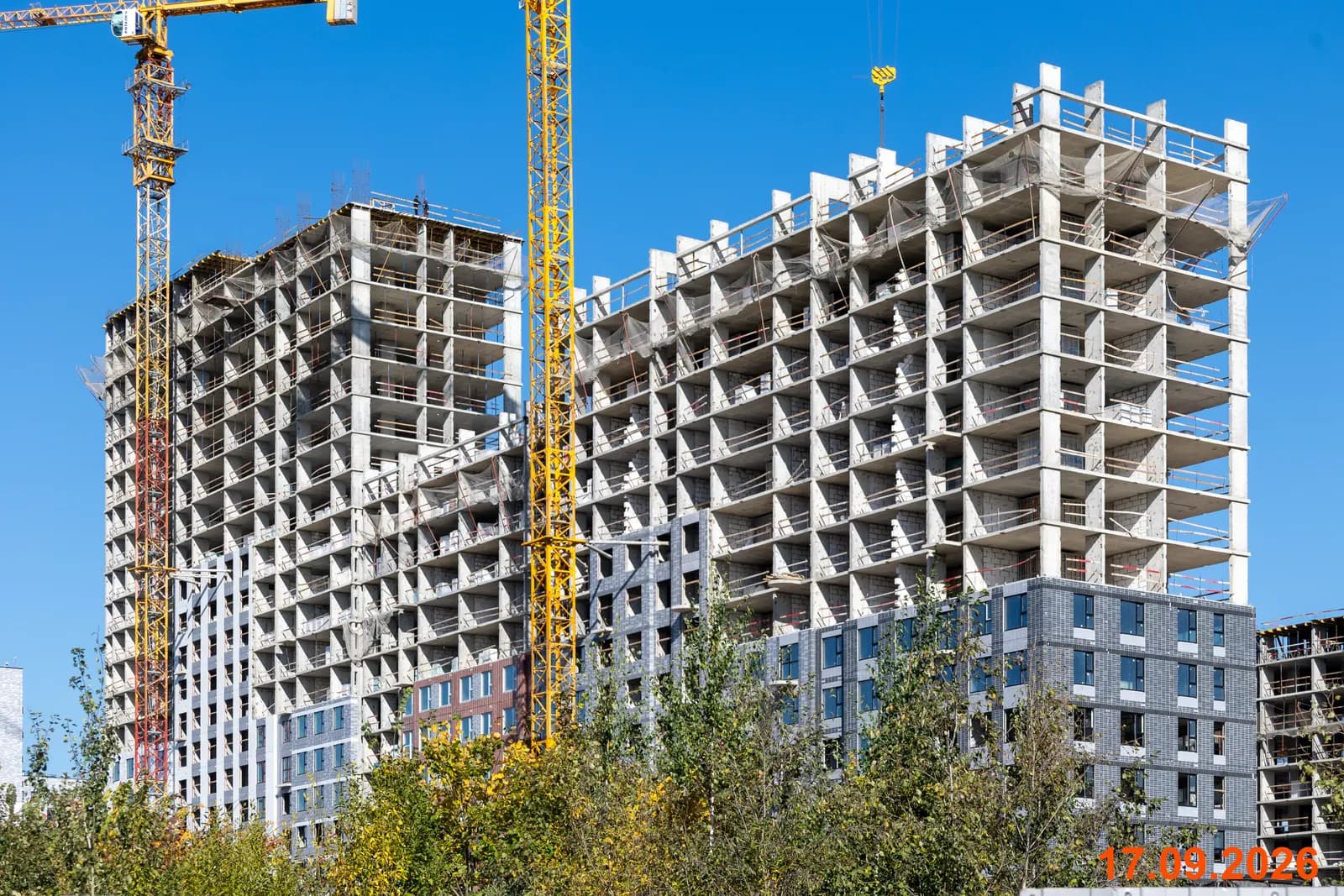 Восточное Бутово: ход строительства, сентябрь 2026