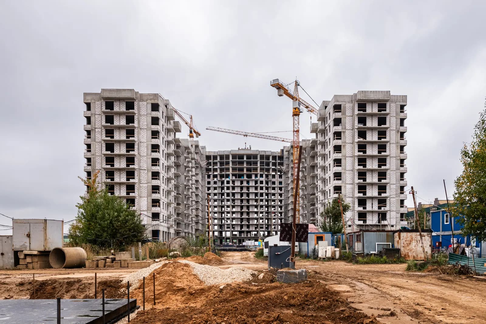 Одинцовские Кварталы Эволюция: ход строительства, октябрь 2026