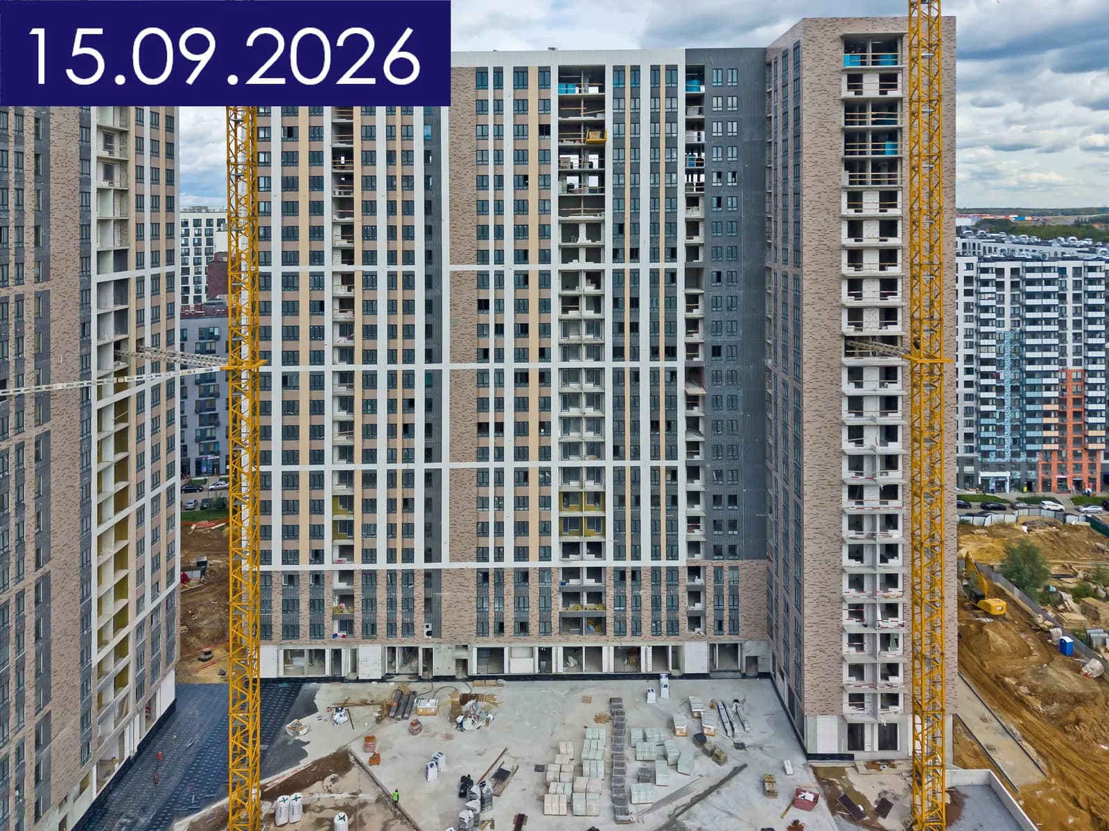1-й Донской: ход строительства, сентябрь 2026